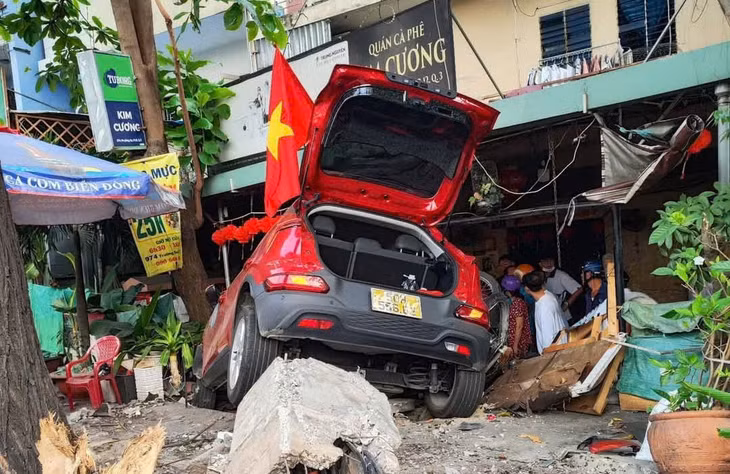 Hiện trường vụ tai nạn. Ảnh: HC.