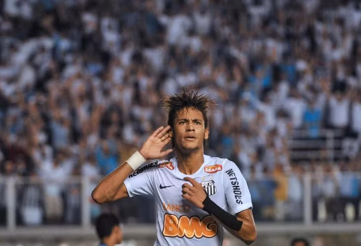 Đội bóng cũ Santos là nơi xuất phát của siêu sao Neymar. Ảnh: GETTY.