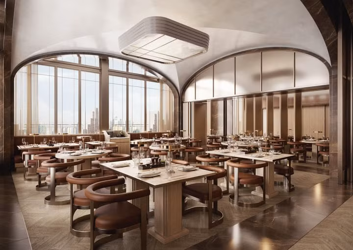 Tại Hudson Rooms, thực khách sẽ “xuyên không” về nhà ga Grand Central Station sôi động của New York thời kỳ hoàng kim những năm 1920.