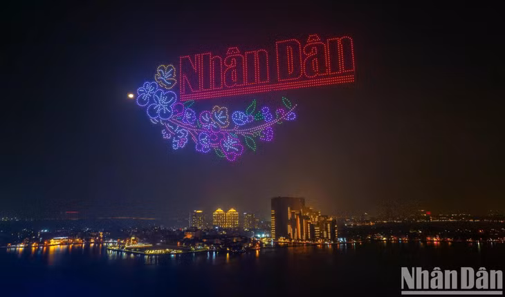 Biểu tượng của Báo Nhân Dân sáng rực rỡ.