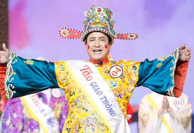 Nhiều câu thoại của Táo Giao thông (NSƯT Chí Trung) đang được chia sẻ trên các nền tảng. Ảnh: Nhà sản xuất