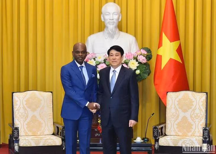 Chủ tịch nước Lương Cường tiếp Bộ trưởng Ngoại giao, Hội nhập khu vực và Kiều dân Cộng hòa Togo.