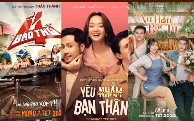 Phim Tết 2025 có sự góp mặt của Trấn Thành, Thu Trang, Kaity Nguyễn. Ảnh: Nhà sản xuất.