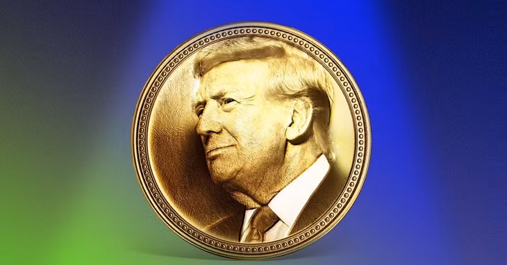 Ông Trump có liên hệ mật thiết với các loại tiền số của World Liberty Financial. Ảnh: Wired.