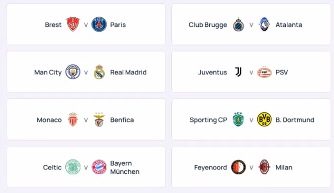 Kết quả chia cặp đấu vòng play-off. Ảnh: UEFA