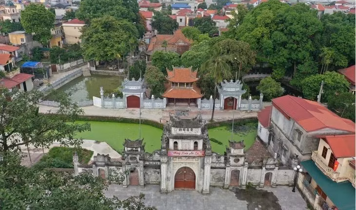 Chùa Bối Khê. (Nguồn: Cổng thông tin điện tử huyện Thanh Oai)