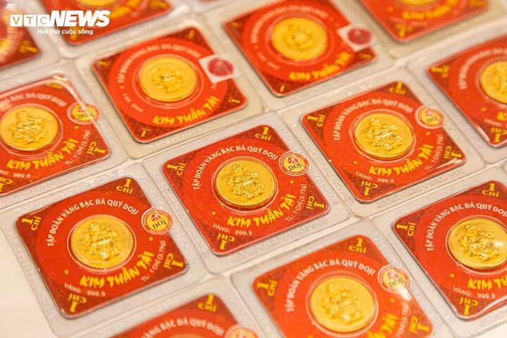 Vàng sẽ tăng chậm lại năm 2025. (Ảnh minh họa: Minh Đức).