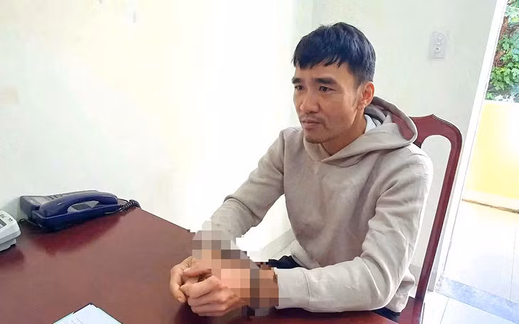 Nguyễn Minh Sang (36 tuổi, trú tại xã Ea Nam, huyện Ea Hleo, tỉnh Đắk Lắk) giết bạn cùng cai nghiện do nghĩ người này sẽ hãm hại mình - Ảnh: SỸ ĐỨC