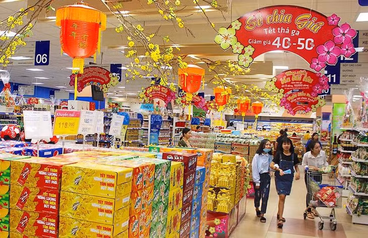 Nhu cầu tiêu dùng của người dân dịp Tết tăng.