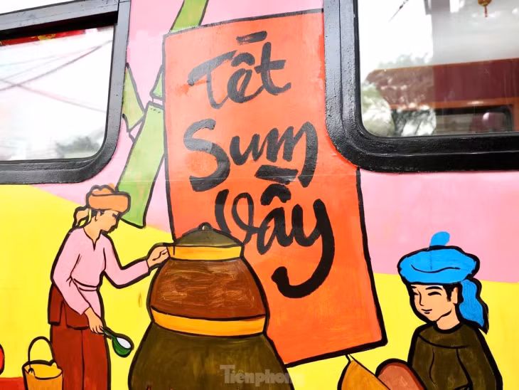 Các họa sĩ dùng lối vẽ của tranh dân gian, hơi hướm tranh của làng Đông Hồ. Các nét vẽ được thể hiện đơn giản, dễ xem, dễ nhớ và gần gũi với mọi người.
