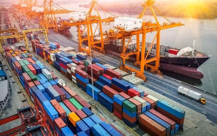 Xuất nhập khẩu được xem là một trong 3 động lực tăng trưởng tín dụng của năm 2025. Ảnh: Hương Giang