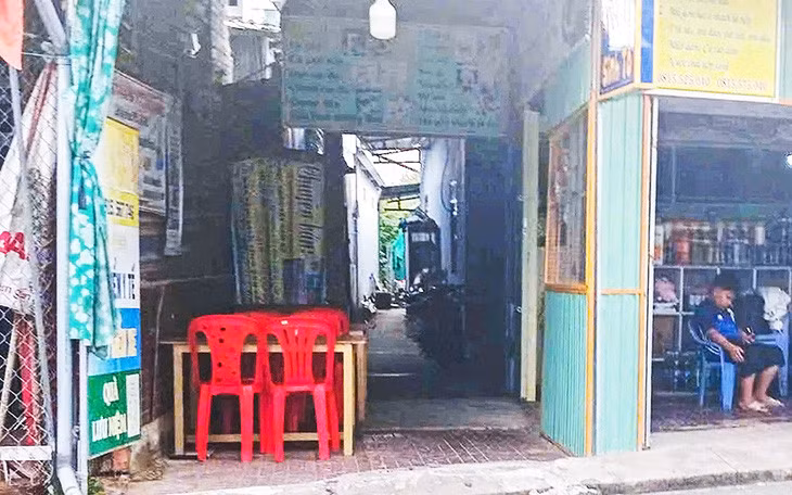 Nhà trọ gia đình của ông Nghiệp, nơi ông có hành động sàm sỡ nữ sinh - Ảnh: THANH HUYỀN