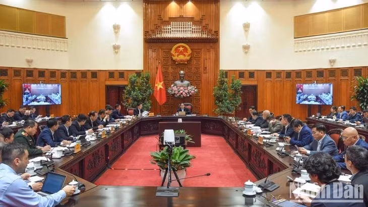 Quang cảnh cuộc họp. (Ảnh: TRẦN HẢI)
