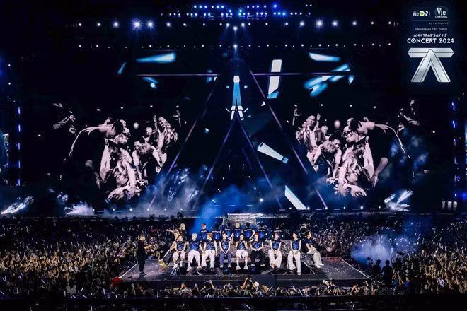 Hàng loạt concert âm nhạc quy mô lớn liên tục được tổ chức cuối năm 2024 tạo ra những kỳ tích bán vé chưa từng có. Ảnh: Nhà sản xuất