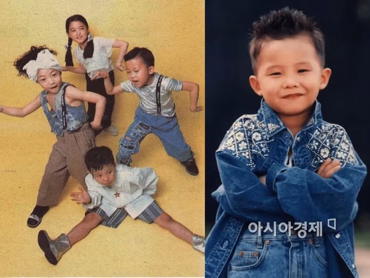 G-Dragon khi còn nhỏ.