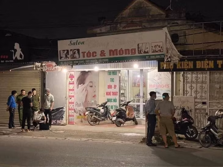 Nơi xảy ra vụ án mạng.
