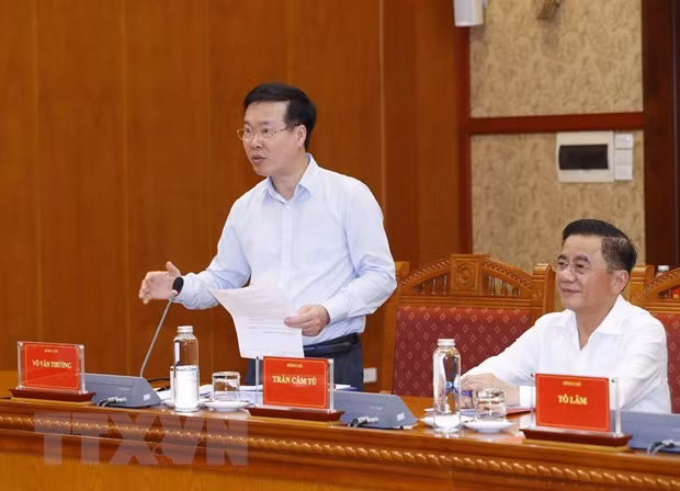 Tong Bi thu: Day nhanh tien do dieu tra, xet xu cac vu an tham nhung hinh anh 3