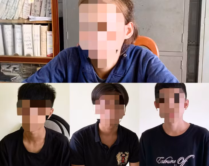 Nhóm đối tượng liên quan đến vụ việc.