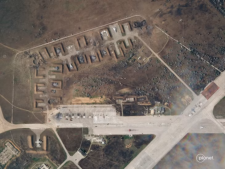 Hình ảnh vệ tinh chụp ngày 10/8 sau vụ nổ. Ảnh: Planet Labs