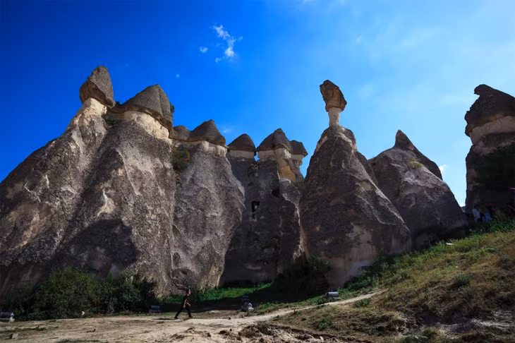 Công viên Quốc gia Goreme - Cappadocia, nơi có những kiến tạo địa chất đặc biệt.