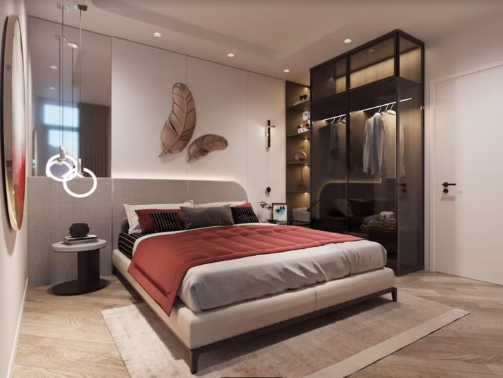 Căn hộ cao cấp 2PN+1 view biển với mức giá lý tưởng, chỉ từ 2 tỷ đồng, hiếm hoi được tìm thấy tại The Ruby Hạ Long.