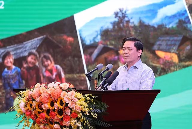 Bộ trưởng Bộ Giao thông vận tải Nguyễn Văn Thể cho biết Chính phủ, các bộ, ngành và địa phương trong Vùng đang nỗ lực, quyết liệt triển khai nhiều giải pháp xây dựng giao thông trong Vùng - Ảnh: VGP/Nhật Bắc