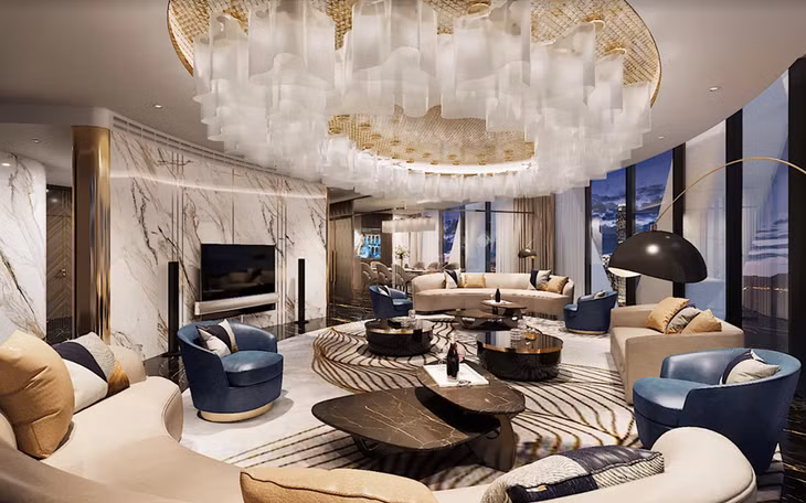 Sky Mansions, phong cách sống trên đỉnh cao biểu tượng, không gian sang trọng nhất, vị thế cao nhất, tầm view rộng và xa nhất của thành phố.