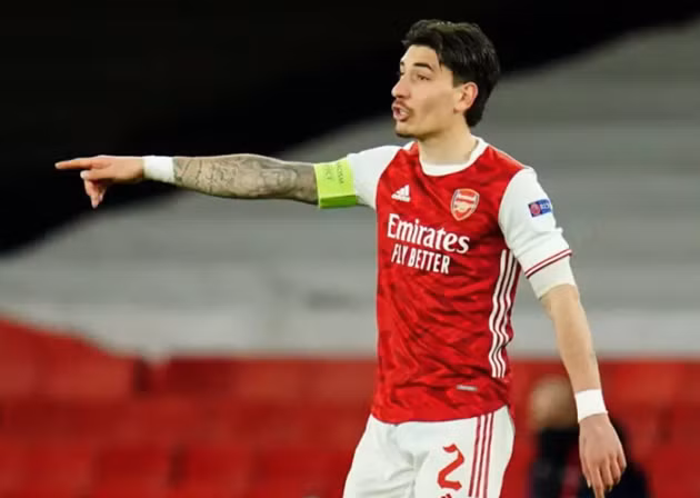 Bellerin trong màu áo Arsenal.