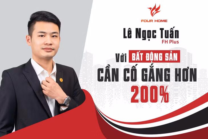 Với bất động sản, cần cố gắng hơn 200%.