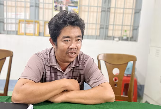 Lê Văn Danh bị tạm giữ. Ảnh: Tiến Tầm