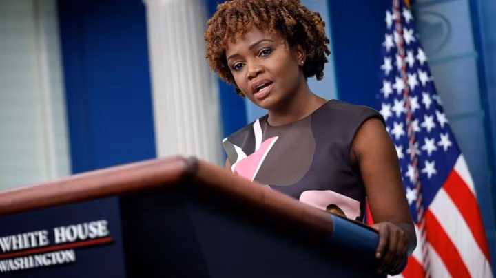 Thư ký báo chí Nhà Trắng Karine Jean-Pierre. (Ảnh: Getty)