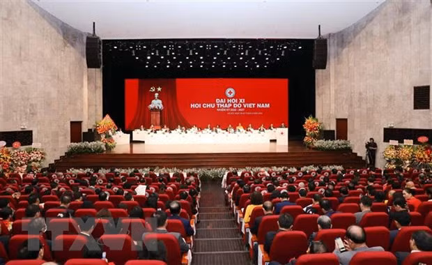 Khai mac Dai hoi dai bieu Hoi Chu thap Do Viet Nam lan thu XI hinh anh 1