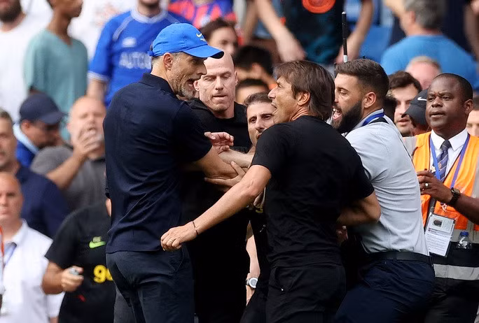 Chelsea bị Tottenham chia điểm, hai HLV Tuchel và Conte chia thẻ đỏ - Ảnh 7.