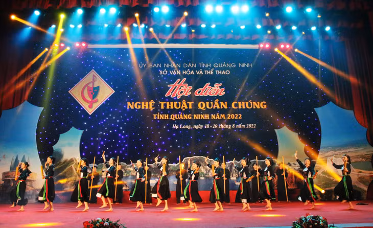 Tiết mục của Đoàn nghệ thuật quần chúng huyện Ba Chẽ.