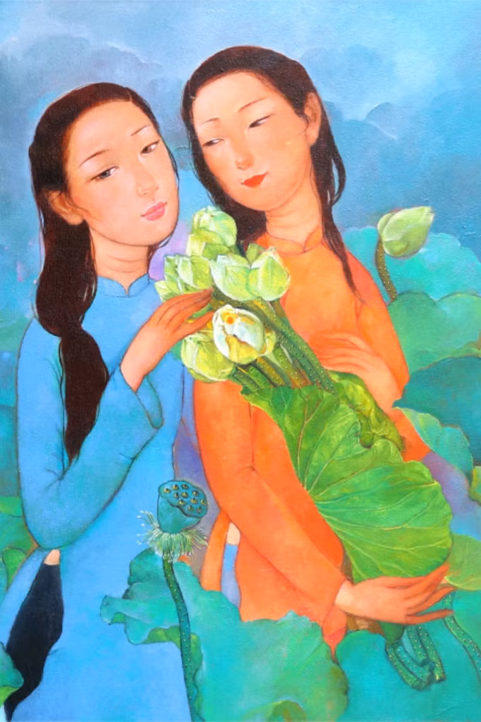 Họa sĩ lấy cảm hứng từ phong cách các danh họa Lê Phổ, Mai Trung Thứ... khi vẽ thiếu nữ, từ lông mày lá liễu đến khuôn miệng chúm chím. Thu An thường vẽ dựa trên hình dung về những người xung quanh, chẳng hạn một nữ sinh có nét đẹp dịu dàng tại trường chị đang dạy.