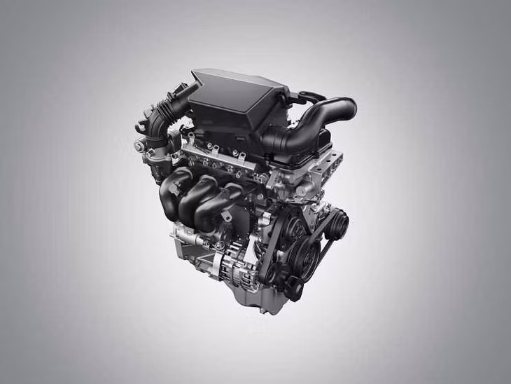 Động cơ 3 xi-lanh, dung tích 1.0L mới.