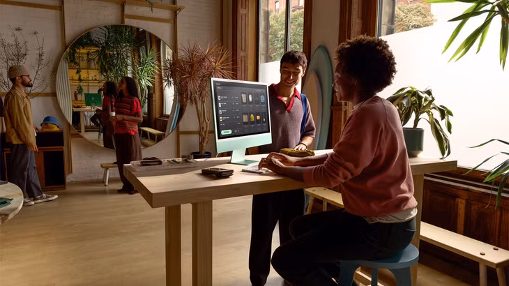 iMac 2024 dùng chip M4 hỗ trợ đầy đủ Apple Intelligence.