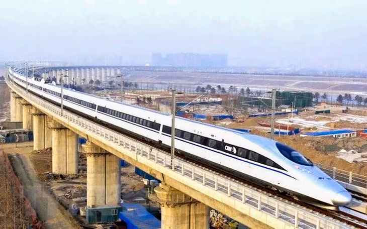 Đường sắt tốc độ cao Bắc - Nam sẽ được khởi công xây dựng vào năm 2027 - Ảnh: TTXVN
