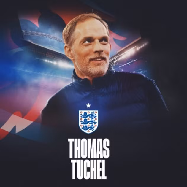 Tuchel đã chính thức được Anh bổ nhiệm.