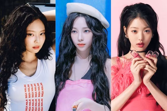Jennie, Karina và Jang Won Young lần lượt chiếm Top 3 bảng xếp hạng idol nữ tháng 10. Ảnh: Naver