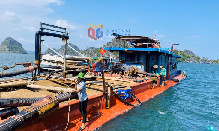 Công ty TNHH Quan Minh, đơn vị thực hiện phương án thu gom, vận chuyển, cung cấp cát xốp làm nguyên liệu phục vụ nuôi trồng thủy sản cấp cho các hộ ngư dân.