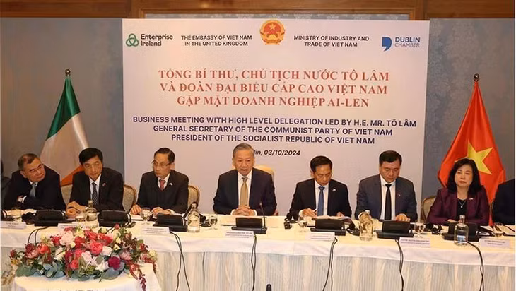 Tổng Bí thư, Chủ tịch nước Tô Lâm phát biểu. (Ảnh: Trí Dũng/TTXVN)