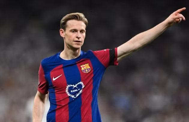 De Jong trong màu áo Barcelona.