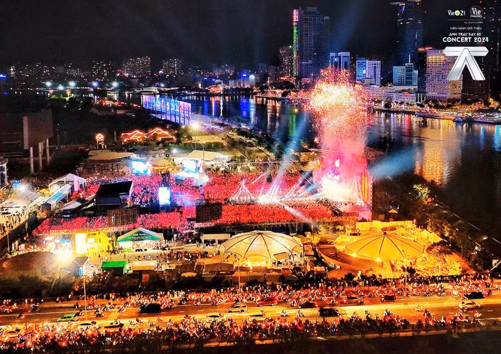 Concert 1 của Anh trai say hi đã tạo nên "cơn sốt" trên sân khấu lẫn các trang mạng xã hội - Ảnh: ATSH