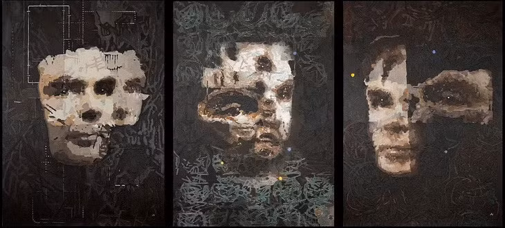 Bức chân dung AI God sẽ được Sotheby's đấu giá vào cuối tháng này - Ảnh: Daily Mail