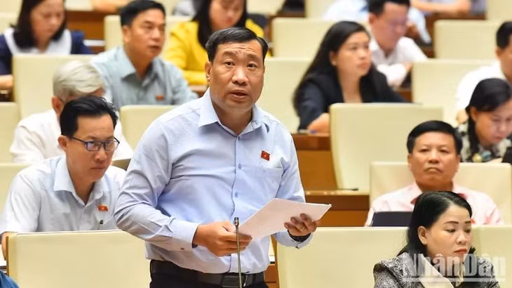 Đại biểu Thạch Phước Bình, Đoàn đại biểu Quốc hội tỉnh Trà Vinh. (Ảnh: THỦY NGUYÊN)