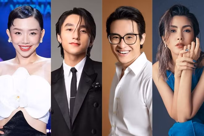 Tóc Tiên, Sơn Tùng M-TP, Hà Anh Tuấn, Tăng Thanh Hà. Ảnh: Facebook nhân vật
