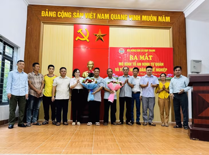 HND xã Đạp Thanh (huyện Ba Chẽ) ra mắt mô hình "Tổ an ninh tự quản".