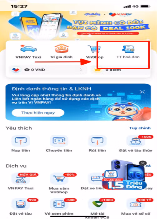 Các hình thức thanh toán tiền điện không dùng tiền mặt ảnh 5
