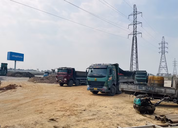 Dự án Khu tái định cư phường Phong Hải (giai đoạn 2) phục vụ cho các dự án trên địa bàn thị xã đang được đẩy nhanh thi công.